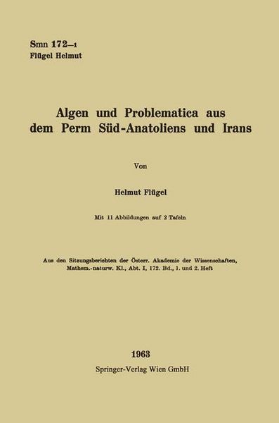 Produktbild: Algen und Problematica aus dem Perm S&uuml;d-Anatoliens und Irans