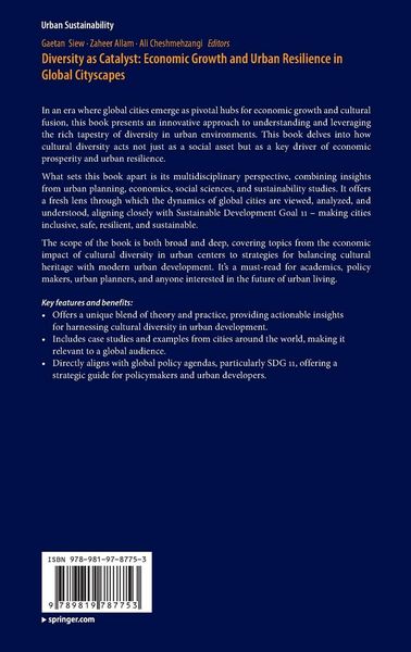 Produktbild: Diversity as Catalyst: Economic Growth and Urban Resilience in Global Cityscapes