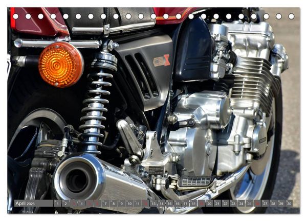 Produktbild: Honda CBX 1000 (Tischkalender 2026 DIN A5 quer), CALVENDO Monatskalender