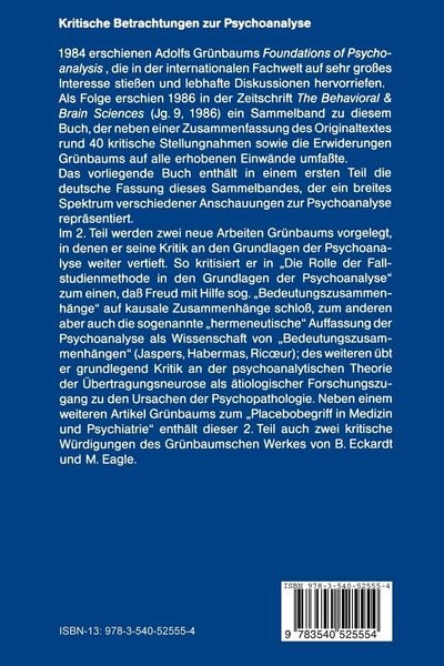 Produktbild: Kritische Betrachtungen zur Psychoanalyse