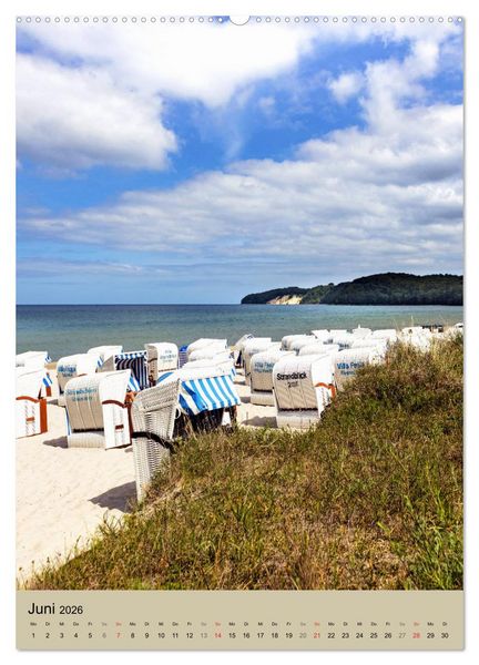 Produktbild: INSEL R&Uuml;GEN - Zauberhafte Momente (Wandkalender 2026 DIN A2 hoch), CALVENDO Monatskalender
