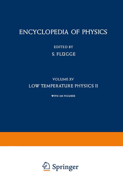 Produktbild: Low Temperature Physics II / K&auml;ltephysik II