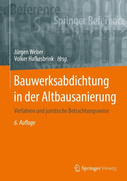 Produktbild: Bauwerksabdichtung in der Altbausanierung