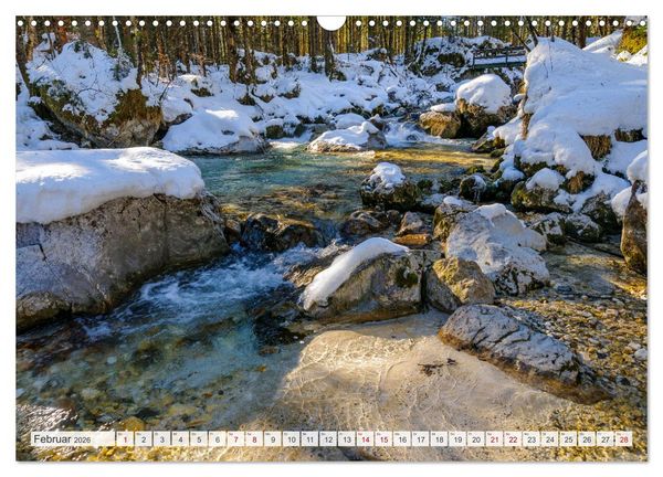 Produktbild: Unterwegs im Bergsteigerdorf Ramsau (Wandkalender 2026 DIN A3 quer), CALVENDO Monatskalender