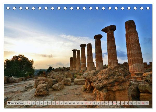 Produktbild: Sizilien - Insel zwischen zwei Kontinenten (Tischkalender 2026 DIN A5 quer), CALVENDO Monatskalender