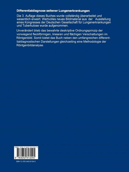 Produktbild: Differentialdiagnose seltener Lungenerkrankungen im R&ouml;ntgenbild