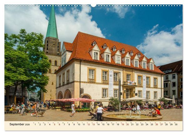 Produktbild: Bielefeld - Die freundliche Stadt am Teutoburger Wald (hochwertiger Premium Wandkalender 2026 DIN A2 quer), Kunstdruck in Hochglanz