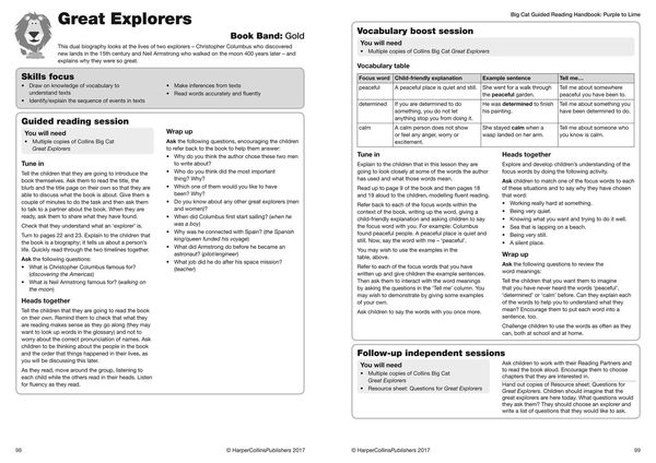 Produktbild: Collins Big Cat - Guided Reading Handbook Orange to Lime