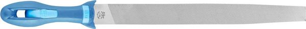 Produktbild: PFERD TOOLS 11216306 Werkstattfeile Flachspitz Hieb 1 inkl. Ergonomie-Feilenheft f&uuml;r grobe Zerspanung & Schruppen L&auml;nge 300 mm 1 St.