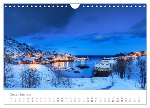 Produktbild: Norwegen - der hohe Norden (Wandkalender 2026 DIN A4 quer), CALVENDO Monatskalender