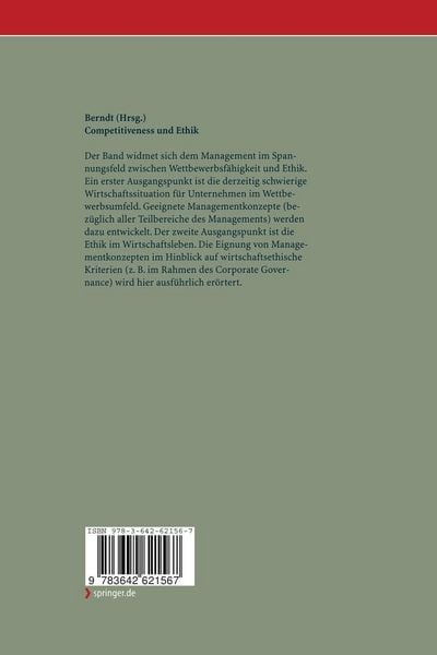 Produktbild: Competitiveness und Ethik