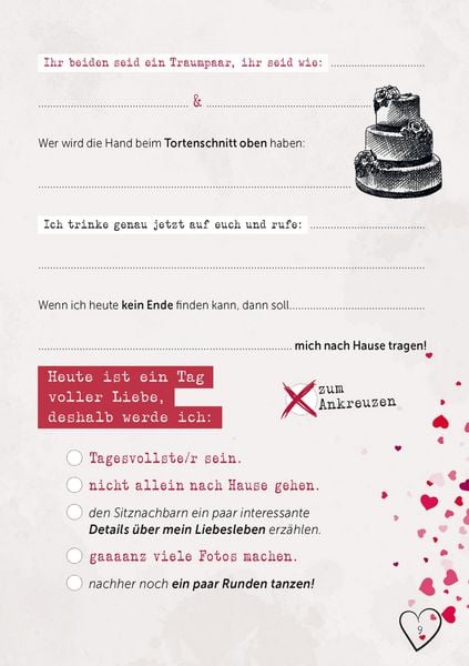 Produktbild: Let's Party: Hochzeit! Ausf&uuml;llbuch f&uuml;r Hochzeitsg&auml;ste
