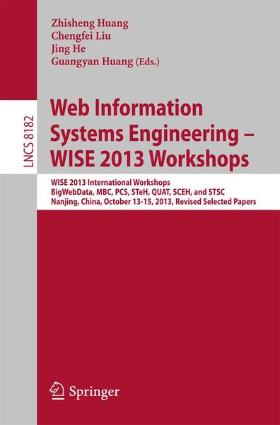 Produktbild: Web Information Systems Engineering - WISE 2013 Workshops