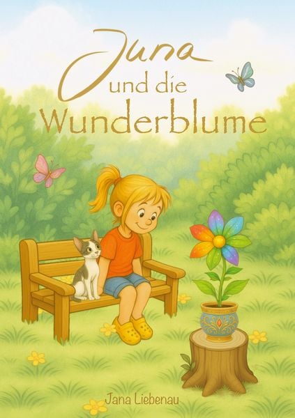 Juna und die Wunderblume, Gebundene Ausgabe von Jana Liebenau, BoD – Books on Demand, 978-3-695-12448-0