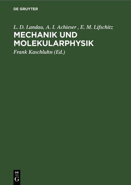 Produktbild: Mechanik und Molekularphysik