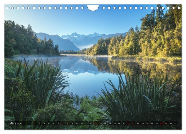 Produktbild: Neuseeland - Traumreise ans Ende der Welt (Wandkalender 2026 DIN A4 quer), CALVENDO Monatskalender