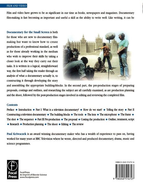 Produktbild: Documentary for the Small Screen