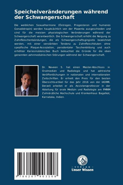 Produktbild: Speichelver&auml;nderungen w&auml;hrend der Schwangerschaft