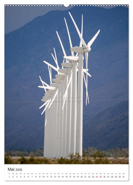 Produktbild: Palm Springs - Immer der Sonne nach. (Wandkalender 2026 DIN A2 hoch), CALVENDO Monatskalender