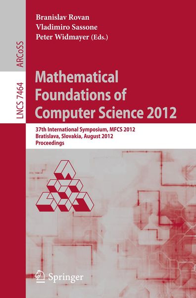 Produktbild: Mathematical Foundations of Computer Science 2012