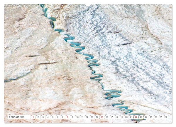 Produktbild: Die Gletscher schmelzen (Wandkalender 2026 DIN A2 quer), CALVENDO Monatskalender