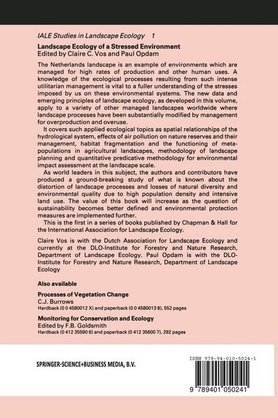 Produktbild: Landscape Ecology of a Stressed Environment