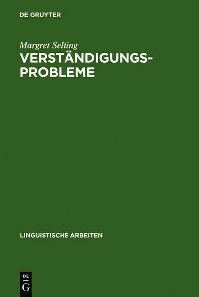 Produktbild: Verst&auml;ndigungsprobleme
