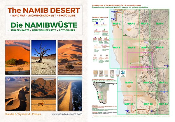 Produktbild: Das komplette Kartenset NAMIBIA Plus (4-teilig)