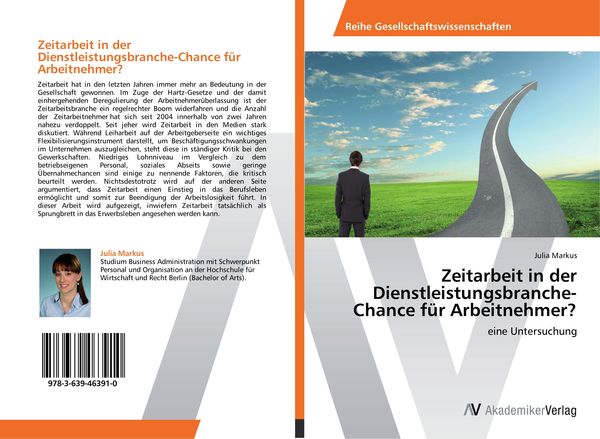 Produktbild: Zeitarbeit in der Dienstleistungsbranche-Chance f&uuml;r Arbeitnehmer?