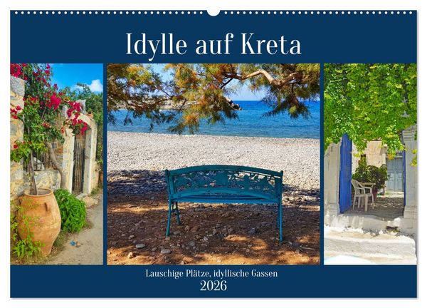Produktbild: Idylle auf Kreta (Wandkalender 2026 DIN A2 quer), CALVENDO Monatskalender