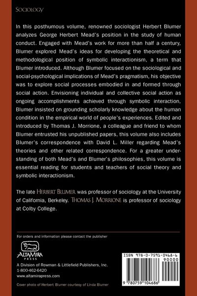 Produktbild: George Herbert Mead and Human Conduct