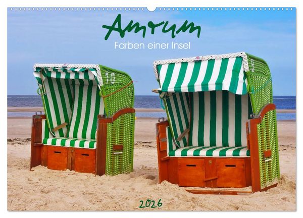 Produktbild: Amrum - Farben einer Insel (Wandkalender 2026 DIN A2 quer), CALVENDO Monatskalender