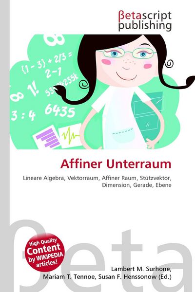 Produktbild: Affiner Unterraum