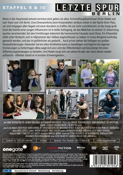 Produktbild: Letzte Spur Berlin - Staffel 9 & 10 [6 DVDs]