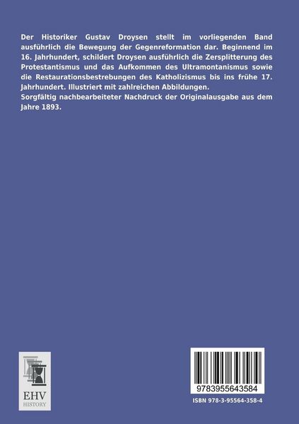 Produktbild: Geschichte der Gegenreformation