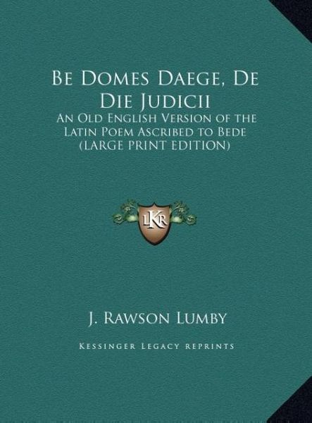 Produktbild: Be Domes Daege, De Die Judicii