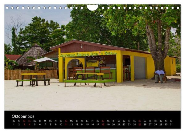 Produktbild: Jamaika Sonne und Strand (Wandkalender 2026 DIN A4 quer), CALVENDO Monatskalender