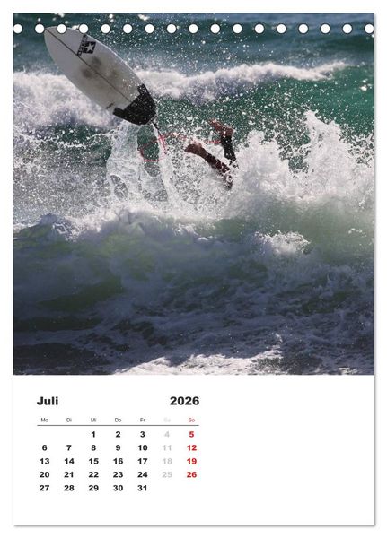 Produktbild: Abenteuer Wasser (Tischkalender 2026 DIN A5 hoch), CALVENDO Monatskalender
