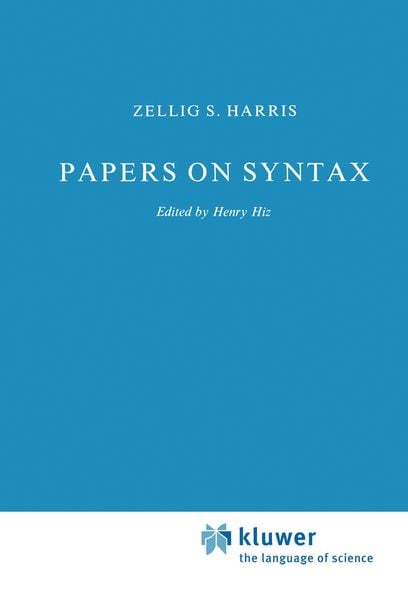 Produktbild: Papers on Syntax