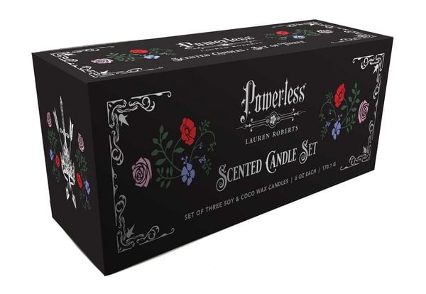 Lauren Roberts: Powerless Trilogy Scented Glass Candle Set (Set of 3), Taschenbuch von Insight Editions, Insight Editions USA
