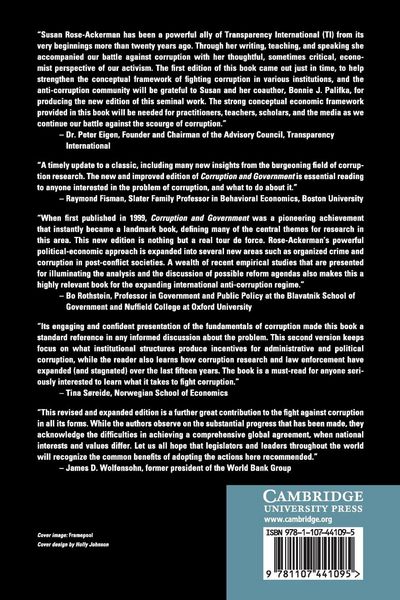 Produktbild: Corruption and Government 2ed