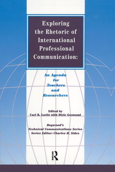 Produktbild: Exploring the Rhetoric of International Professional Communication