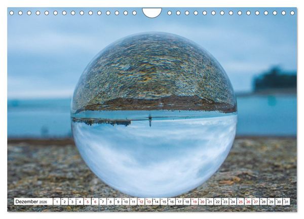 Produktbild: Lensball-Fotografie am Meer (Wandkalender 2026 DIN A4 quer), CALVENDO Monatskalender