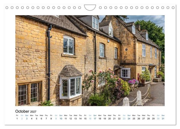 Produktbild: Cotswolds Gardens and Cottages (Wall Calendar 2027 DIN A4 landscape), CALVENDO 12 Month Wall Calendar