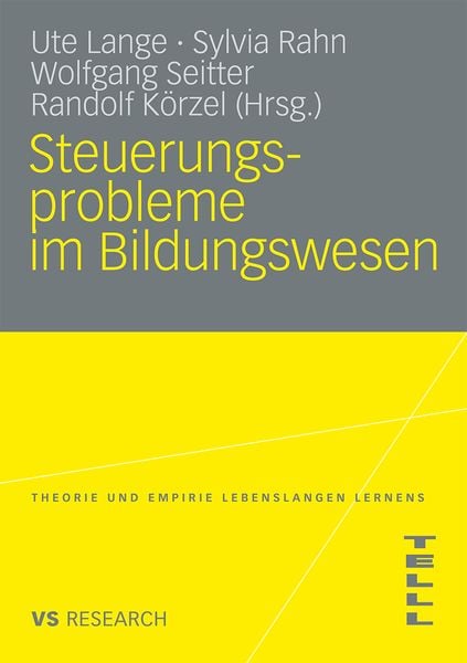 Produktbild: Steuerungsprobleme im Bildungssystem