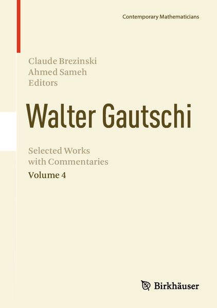 Produktbild: Walter Gautschi, Volume 4