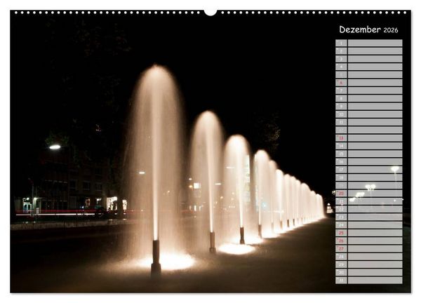 Produktbild: KARLSRUHE F&Uuml;R NACHTSCHW&Auml;RMER (Wandkalender 2026 DIN A2 quer), CALVENDO Monatskalender
