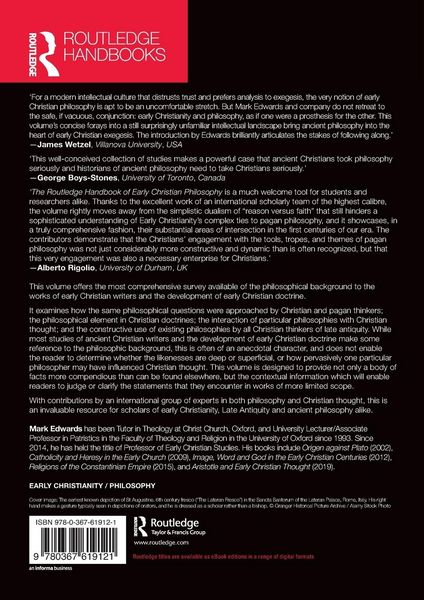 Produktbild: The Routledge Handbook of Early Christian Philosophy