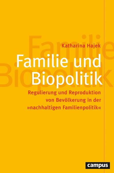 Produktbild: Familie und Biopolitik