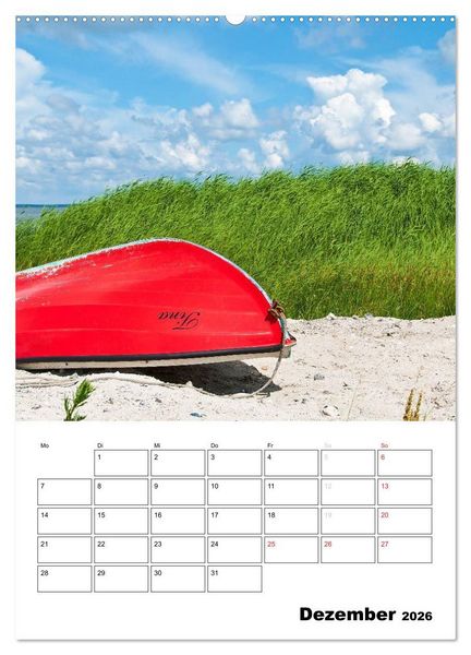 Produktbild: R&uuml;gen und Hiddensee - Bilder eines Sommers / Planer (Wandkalender 2026 DIN A2 hoch), CALVENDO Monatskalender